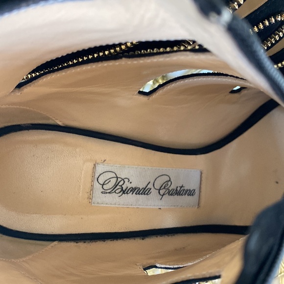 Bionda Castano Milano open toe heel sandals. Size 40 IT - Picture 5 of 13